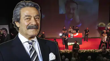 Kadir İnanır için harbiye'de anma töreni, sanat ve siyaset dünyası birleşti.