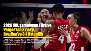 Türkiye, 2026 VNL Şampiyonası'nı kazandı: Vargas'ın 32 sayısı ile Brezilya'yı 3-1 mağlup etti!