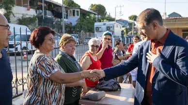 Başkan Tugay'dan Uzundere Cemevi'nin yenilenmesi için destek sözü ve anlamlı aşure etkinliği mesajı