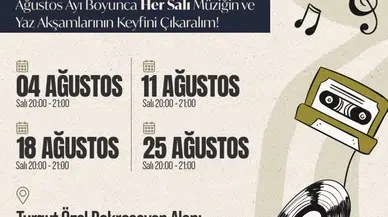 Bayraklı’da Çim Konserleri Başlıyor