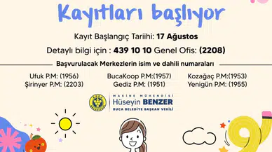 Buca Belediyesi Pırlanta Çocuk Aktivite Merkezlerinde kayıtlar başlıyor
