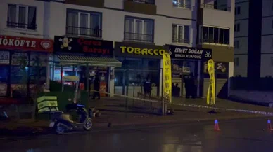 Dükkan kurşunlamak için sahiplerinin çıkmasını bekledi