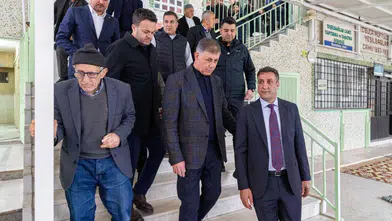 Başkan Tugay bayram namazında Bucalılarla buluştu