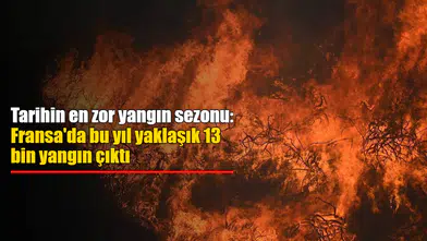 Fransa'da Yılın Başından Beri 12 Bin 845 Yangın, 61 Bin Hektarlık Alanı Ateşe Verdiydi!