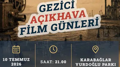 Gezici Açıkhava Film Günleri Karabağlar'da başlıyor