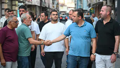 Başkan Eşki’den Çamdibi’nde esnaf turu