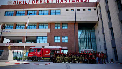 İtfaiye Haftası’nda Dikili’de nefes kesen tatbikat