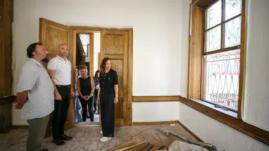 Latife Hanım Köşkü’nde çalışmalar sona yaklaştı
