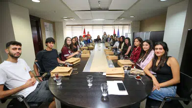 KARGEM’li gençlerden Başkan Ünsal’a teşekkür ziyareti