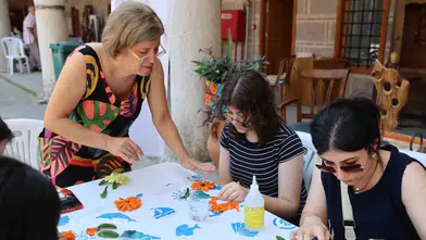Tarihi dokuda el emeği rüzgarı: Gençler şönillerle sanat üretti