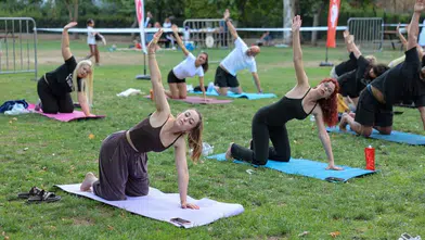 Efeler'de yeşilin içinde spor keyfi Ağustos'ta da devam ediyor