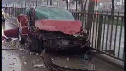 Samsun’da otomobil ile tır çarpıştı: 1 yaralı