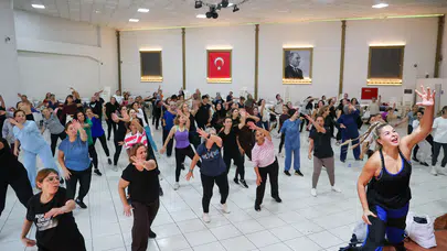 Bucalı kadınlar kış spor kurslarını çok sevdi