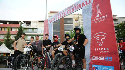Karşıyaka Belediyesi’nden Türkiye’de bir ilk: Heyecan dolu pump track gece yarışı!