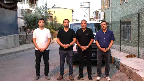 Başkan Eşki sabahın ilk ışıklarıyla sahada... "Yeşilçam bambaşka bir mahalle olacak"
