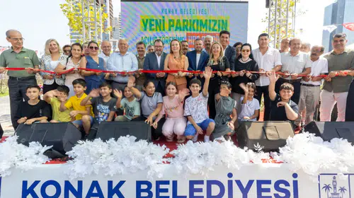 Konak 6 bin metrekarelik yeni parkına kavuştu