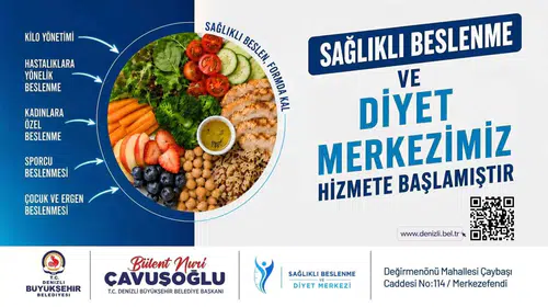 Denizli'de sağlıklı yaşam dönemi: Belediye kapılarını ücretsiz diyetisyen desteği için açıyor
