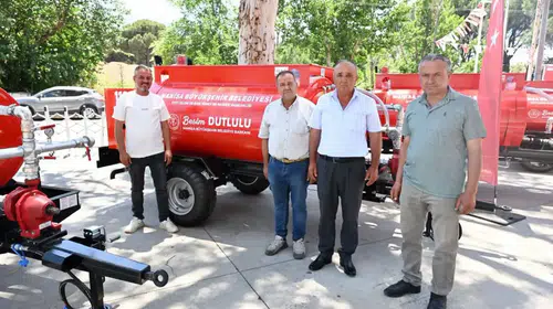 Sarıgöl'de yangınla mücadele seferberliği: Üç mahalleye kritik donanım desteği