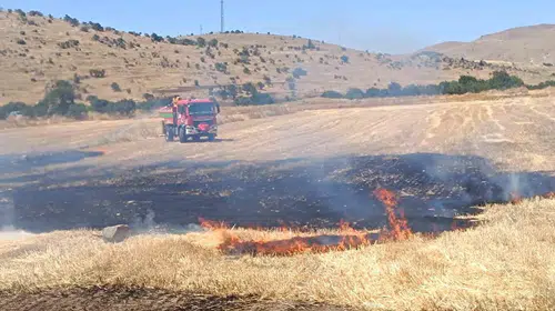 Sandıklı'da tarım arazileri alevlere teslim oldu: 200 dekar kül oldu