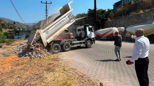 Sultanhisar'da saha mesaisi: Başkan Yıldırımkaya çalışmaları bizzat denetledi