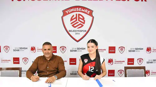 Yunusemre Belediyespor'da imza mesaisi: Genç yıldıza güven tazelediler