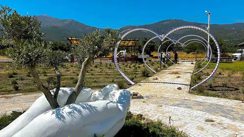 Söke’nin yeni cazibe merkezi Doğanbey’de mor düşler başlıyor