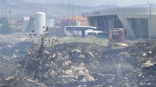 Alaşehir’de korku dolu anlar: Alevler LNG tankının kapısına dayandı