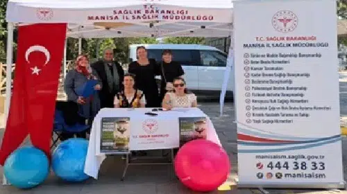 Alaşehir’de meydanlarda sağlık seferberliği: Hareket yaşınız kaç?