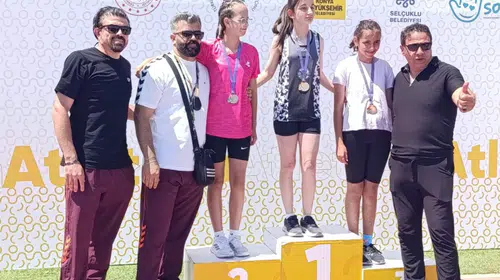 Afyonlu özel sporcuların Konya çıkarması: Pistlerin yeni yıldızı Defne oldu