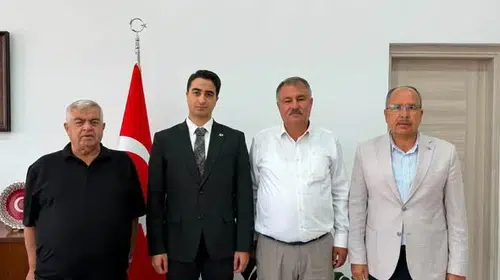 Beyağaç'ta yeni dönem: Başkan Pütün'den Kaymakam Haydari'ye nezaket ziyareti