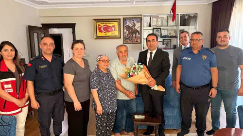 Alaşehir’in yeni kaymakamından vefa dolu ilk adım: Mesaiye şehit eviyle başladı