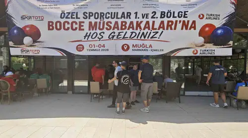 Marmaris özel sporcuların azmine ev sahipliği yapıyor