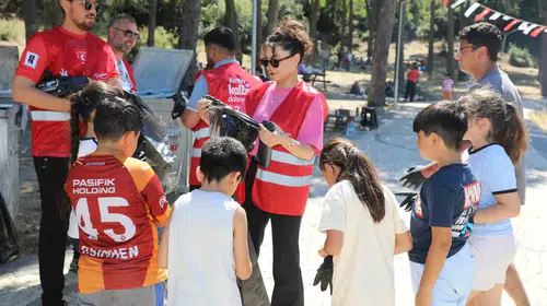 Hamalın Kırı’nda örnek dayanışma: Piknikçiler ve belediye ekipleri doğa için birleşti