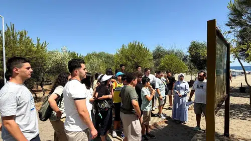 Geleceğin mühendisleri rotayı hem gökyüzüne hem tarihe çevirdi