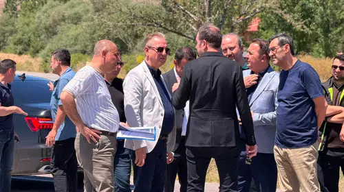 Tavşanlı trafiğine neşter: Milletvekili Demir ulaşım projelerini yerinde inceledi