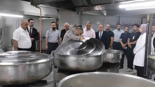 ADÜ mutfağında denetim mesaisi: Rektör Kent’ten kalite vurgusu