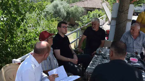 Bozdoğan'da afetzedelerin kapısını çaldı: Devletin desteği yangınzedelerle buluştu