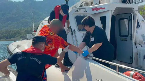 Fethiye açıklarında acil durum: Gezi teknesindeki yolcu için zamanla yarıştılar