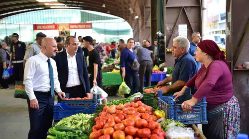 Vali Varol’un Çine mesaisi: Pazar yerinde samimi diyaloglar
