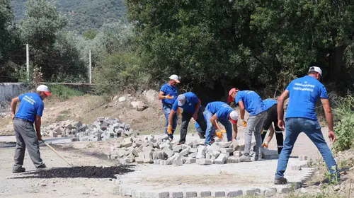 Bozdoğan’da yol seferberliği: Eymir Mahallesi’nde modern dokunuş