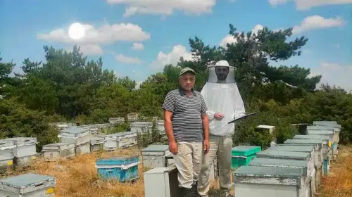 İscehisar’da bal üretiminin geleceği için kovanlar tek tek kayıt altına alınıyor