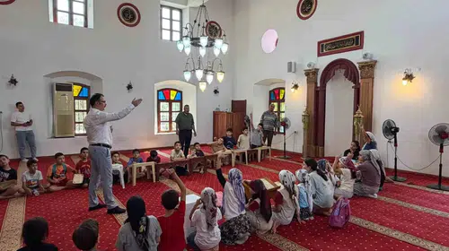 Sultanhisar'da yaz kurslarına yoğun ilgi: Kaymakam Ateş'ten yerinde inceleme