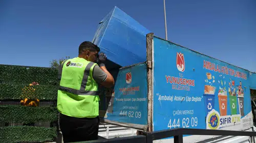 Yunusemre’de atıklar çöpe değil ekonomiye gidiyor: Yıllık 150 tonluk dev kazanım