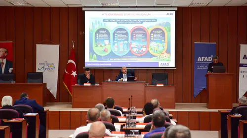 Aydın’da afetlere karşı yeni dönem: 2027-2031 yol haritası masaya yatırıldı