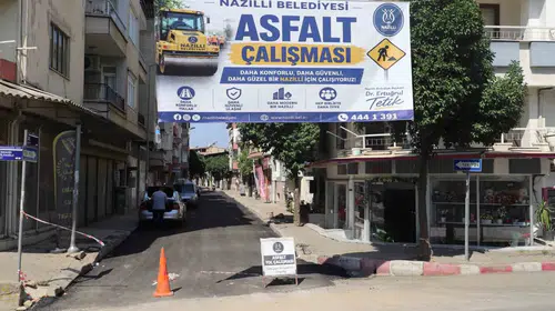 Nazilli’de kronik yol sorununa neşter: 161 Sokak baştan aşağı yenileniyor