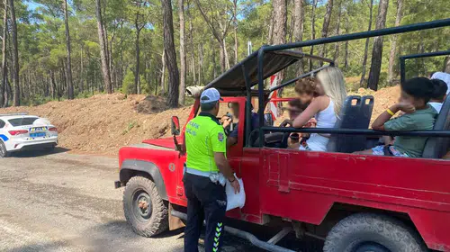 Turistlerin canı emanet edilmişti: Cip safari denetiminde şok alkol vakası