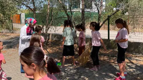 Köyceğizli öğrencilerden yeşil seferberlik: Kursta çevre dersi aldılar