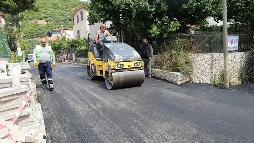 Maydonoz Koyu’nda Asfalt Çalışması