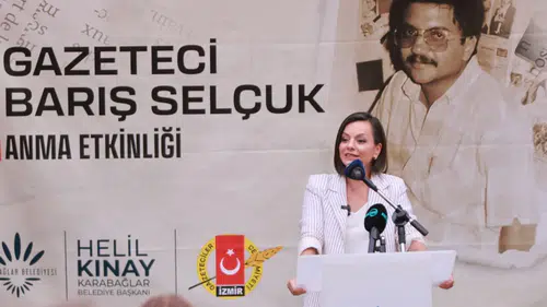 Karabağlar ‘da Gazeteci Barış Selçuk saygıyla anıldı