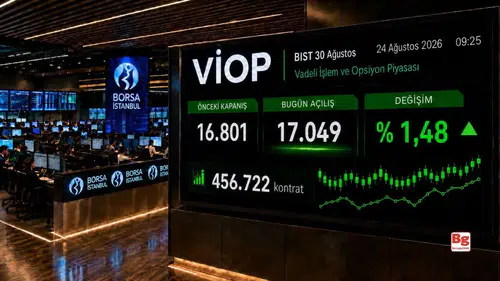 BIST 30 VİOP Kontratı Haftaya Yükselişle Başladı, TCMB'den Repo İhale İle Piyasalara